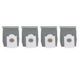 4 Pieces Vacuum Cleaner Dust Bags Replacement Non Woven Fabric Dust Collection Bag for Philips FC9071 FC8134 FC8613 FC8614 - Rear View