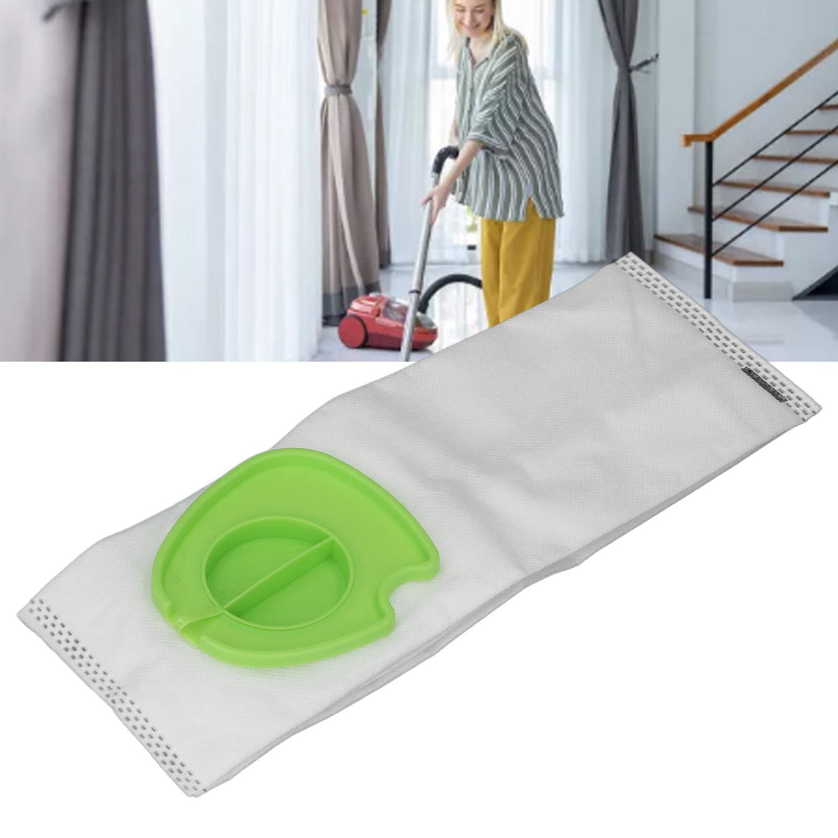 4 PCS Vacuum Cleaner Dust Bags for Gtech Pro ATF301 Sweeper Replacement Vacuum Bag