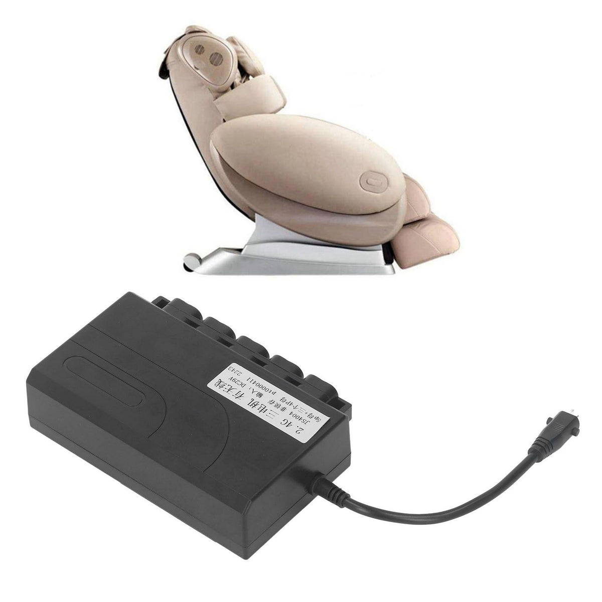 Recliner Wireless Controller Single 1 for 3 Motor 2.4GHz Reclining Furniture Controller for TV Window Bed Lifting DC 29V