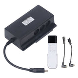 Recliner Wireless Controller 2.4G Single Motor Wireless Remote Control 1 for 2 Motor DC29V Electric Recliner Controller - Rear View