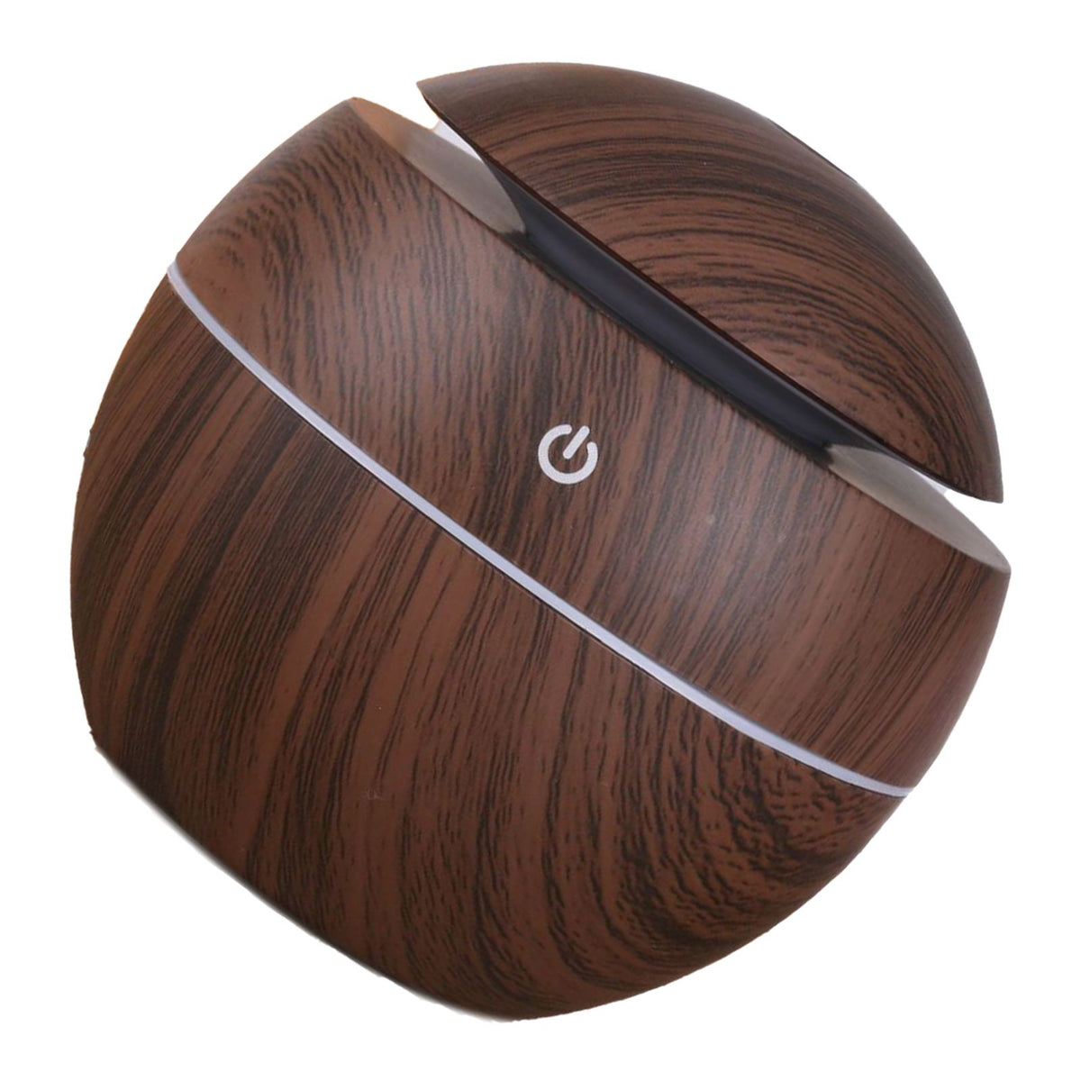 Wood Grain Humidifier Compact Portable 5V 2W USB Humidifier for Bedrooms Living Rooms Office Car