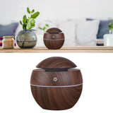 Wood Grain Humidifier Compact Portable 5V 2W USB Humidifier for Bedrooms Living Rooms Office Car