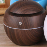 Wood Grain Humidifier Compact Portable 5V 2W USB Humidifier for Bedrooms Living Rooms Office Car - Extra Image