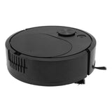Robot Vacuum Cleaner Multifunctional USB Charging Mini Smart Sweeping Robot for Wooden Flooring Tile Carpet Black