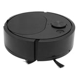 Robot Vacuum Cleaner Multifunctional USB Charging Mini Smart Sweeping Robot for Wooden Flooring Tile Carpet Black - Close-Up Angle