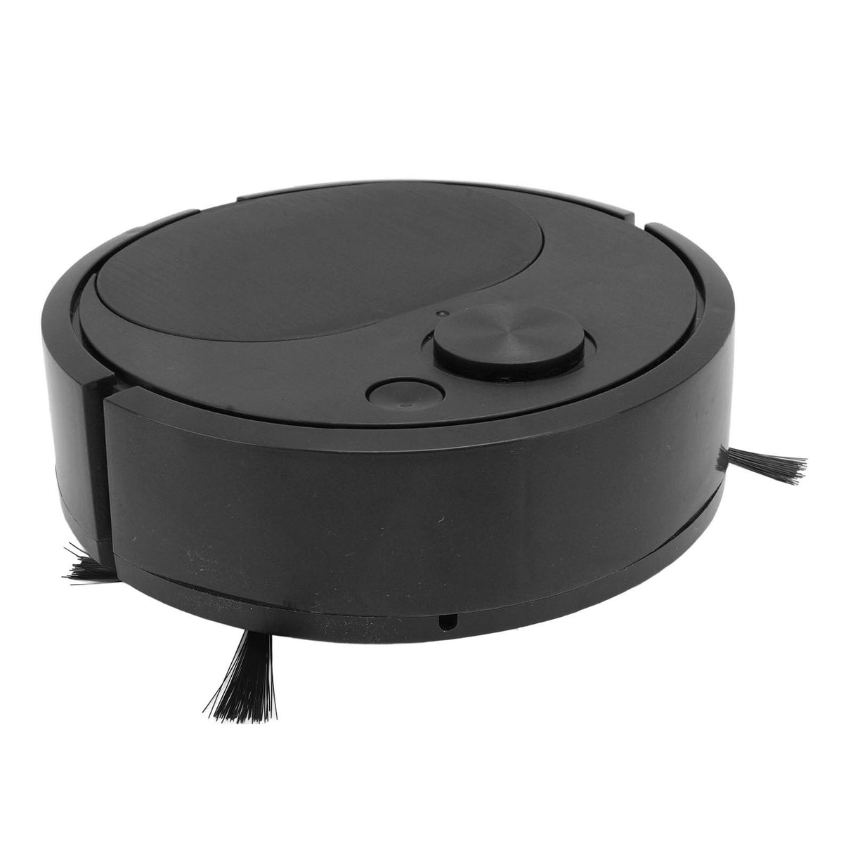 Robot Vacuum Cleaner Multifunctional USB Charging Mini Smart Sweeping Robot for Wooden Flooring Tile Carpet Black