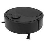 Robot Vacuum Cleaner Multifunctional USB Charging Mini Smart Sweeping Robot for Wooden Flooring Tile Carpet Black