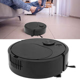 Robot Vacuum Cleaner Multifunctional USB Charging Mini Smart Sweeping Robot for Wooden Flooring Tile Carpet Black