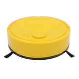 Robot Vacuum Cleaner Multifunctional USB Charging Mini Smart Sweeping Robot for Wooden Flooring Tile Carpet Yellow