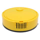 Robot Vacuum Cleaner Multifunctional USB Charging Mini Smart Sweeping Robot for Wooden Flooring Tile Carpet Yellow