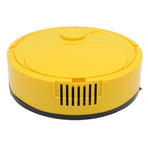 Robot Vacuum Cleaner Multifunctional USB Charging Mini Smart Sweeping Robot for Wooden Flooring Tile Carpet Yellow