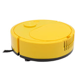 Robot Vacuum Cleaner Multifunctional USB Charging Mini Smart Sweeping Robot for Wooden Flooring Tile Carpet Yellow