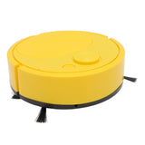 Robot Vacuum Cleaner Multifunctional USB Charging Mini Smart Sweeping Robot for Wooden Flooring Tile Carpet Yellow