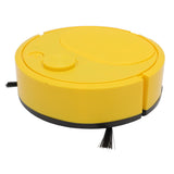 Robot Vacuum Cleaner Multifunctional USB Charging Mini Smart Sweeping Robot for Wooden Flooring Tile Carpet Yellow