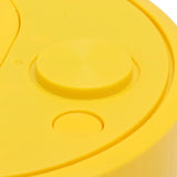 Robot Vacuum Cleaner Multifunctional USB Charging Mini Smart Sweeping Robot for Wooden Flooring Tile Carpet Yellow - Extra Image