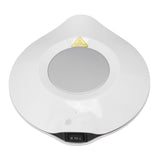 Coffee Warmer Constant Temperature Coasters Cooling Heating USB Warmer Cooler for Milk Tea Coffee Mug White - Side View