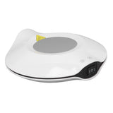 Coffee Warmer Constant Temperature Coasters Cooling Heating USB Warmer Cooler for Milk Tea Coffee Mug White - Close-Up Angle