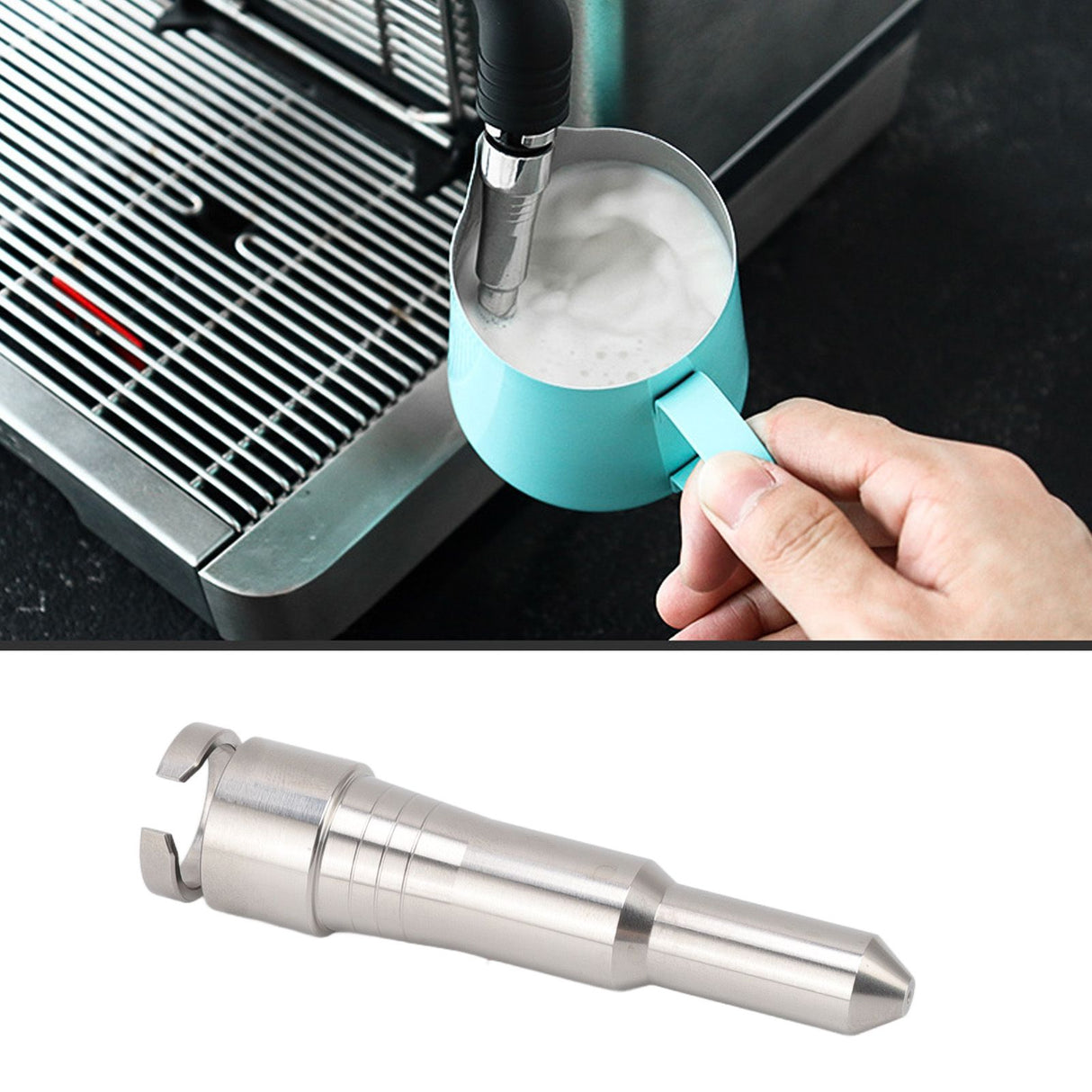 Coffee Machine Steam Nozzle Stainless Steel Coffee Steam Spout Nozzle Coffee Maker Tools for Delonghi ECP3420 EC680