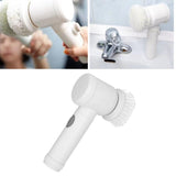Electric Spin Scrubber Professional Cordless USB Rechargeable Automatic Handheld Cleaning Brush for Bathroom Kitchen - Rear View