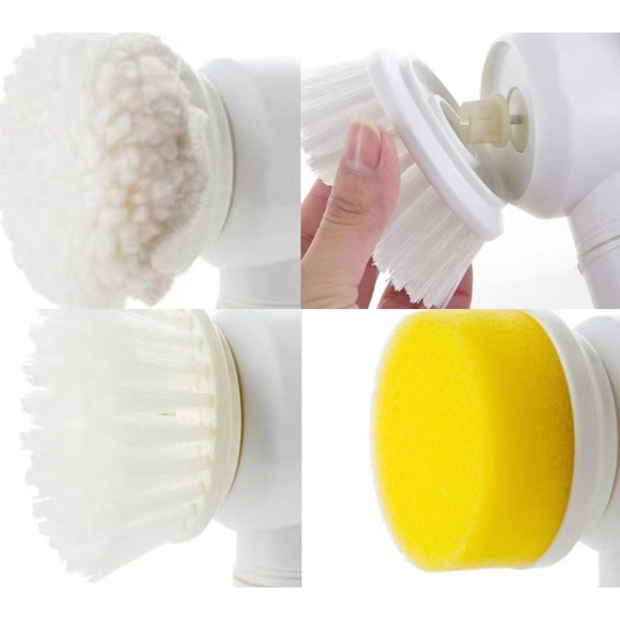 Electric Spin Scrubber Professional Cordless USB Rechargeable Automatic Handheld Cleaning Brush for Bathroom Kitchen