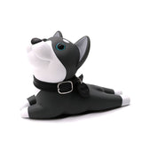 Cartoon Door Stopper Cute Animal Shaped Punch Free Decorative Door Wedge for Home Office Gray Dog
