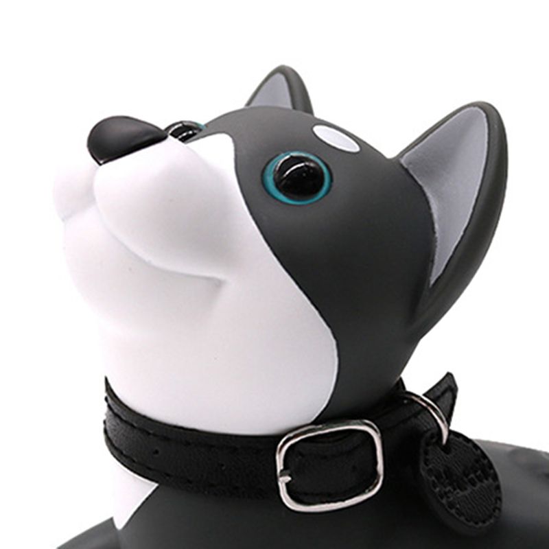 Cartoon Door Stopper Cute Animal Shaped Punch Free Decorative Door Wedge for Home Office Gray Dog