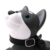 Cartoon Door Stopper Cute Animal Shaped Punch Free Decorative Door Wedge for Home Office Gray Dog - Side View