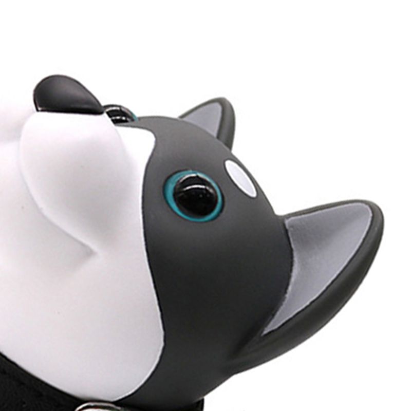 Cartoon Door Stopper Cute Animal Shaped Punch Free Decorative Door Wedge for Home Office Gray Dog