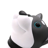 Cartoon Door Stopper Cute Animal Shaped Punch Free Decorative Door Wedge for Home Office Gray Dog - Close-Up Angle