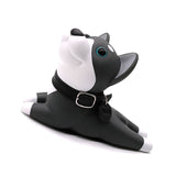 Cartoon Door Stopper Cute Animal Shaped Punch Free Decorative Door Wedge for Home Office Gray Dog - Low Angle