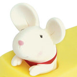 Cartoon Door Stopper Cute Animal Shaped Punch Free Decorative Door Wedge for Home Office White Mouse