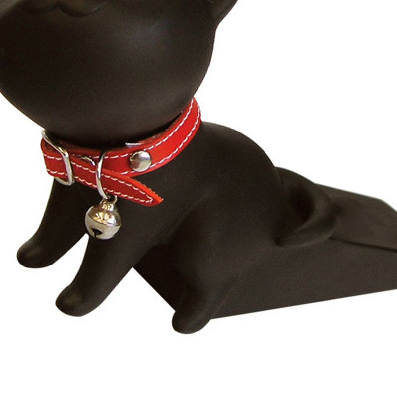 Cartoon Door Stopper Cute Animal Shaped Punch Free Decorative Door Wedge for Home Office Black Cat