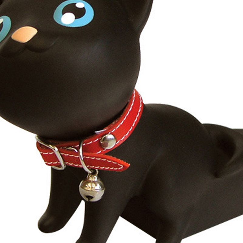 Cartoon Door Stopper Cute Animal Shaped Punch Free Decorative Door Wedge for Home Office Black Cat