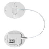 Refrigerator Lock Combination Design Strong Metal ABS Multifunction Freezer Lock for Cabinet Window Door FQ1 White
