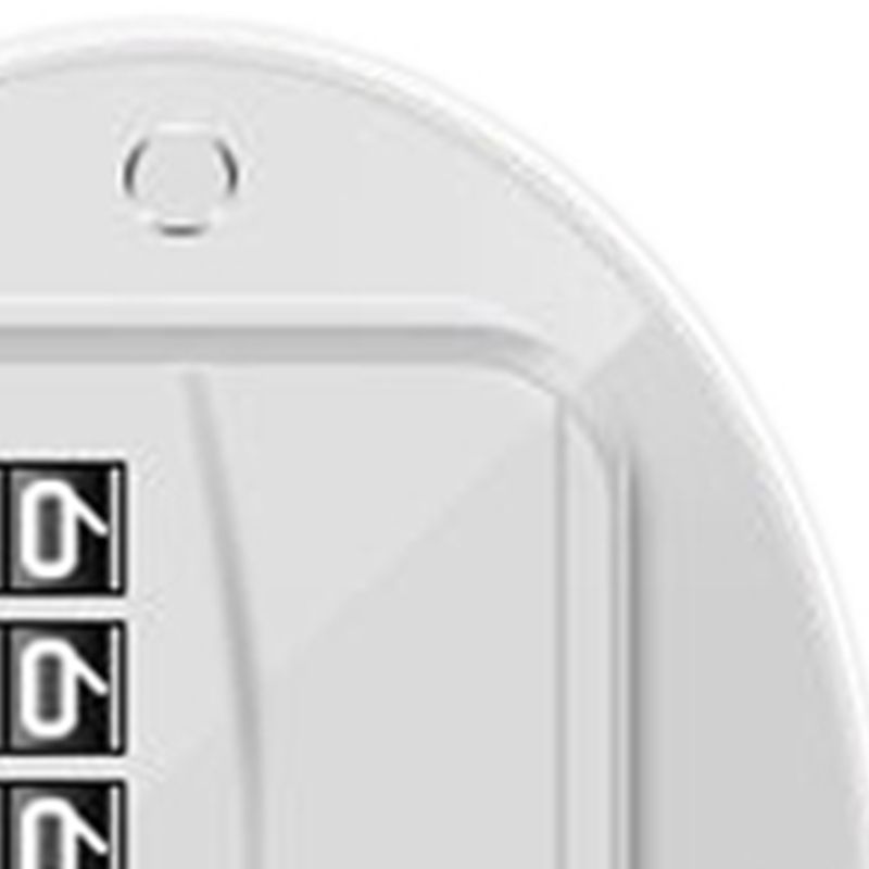 Refrigerator Lock Combination Design Strong Metal ABS Multifunction Freezer Lock for Cabinet Window Door FQ1 White