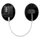 Refrigerator Lock Combination Design Strong Metal ABS Multifunction Freezer Lock for Cabinet Window Door FQ1 Black