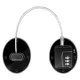 Refrigerator Lock Combination Design Strong Metal ABS Multifunction Freezer Lock for Cabinet Window Door FQ1 Black
