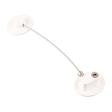 Refrigerator Lock Combination Design Strong Metal ABS Multifunction Freezer Lock for Cabinet Window Door FQ3 White - Close-Up Angle