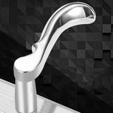 Keyed Entry Door Lock Silent Double Latch Irregular Stainless Steel Door Handle Lock for Bedroom Hotel Balcony