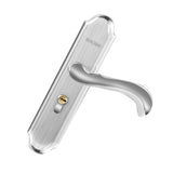 Stainless Steel Handle Door Lock Mechanical Magnetic Security Entry Lever Lock for Bedroom Hotel Balcony - Side View