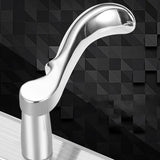 Stainless Steel Handle Door Lock Mechanical Magnetic Security Entry Lever Lock for Bedroom Hotel Balcony - Close-Up Angle