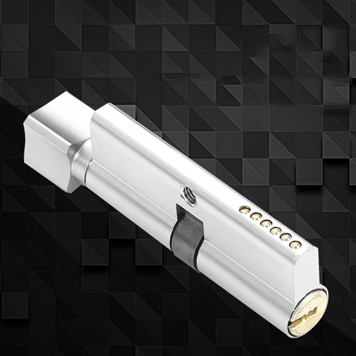 Stainless Steel Handle Door Lock Mechanical Magnetic Security Entry Lever Lock for Bedroom Hotel Balcony