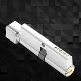Stainless Steel Handle Door Lock Mechanical Magnetic Security Entry Lever Lock for Bedroom Hotel Balcony