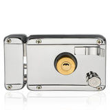 Household Lock Exterior Door Padlocks Gate Insurance Household Lock Kit Vintage Style with Deadbolt Cylinder Key Left Open
