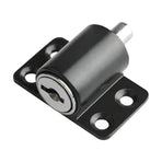 Door Security Lock Anti Theft Alloy Paint Surface with Keys Window Bolt for Home Cabinets Black