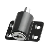 Door Security Lock Anti Theft Alloy Paint Surface with Keys Window Bolt for Home Cabinets Black