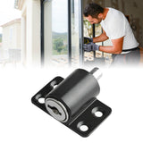 Door Security Lock Anti Theft Alloy Paint Surface with Keys Window Bolt for Home Cabinets Black