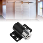 Door Security Lock Anti Theft Alloy Paint Surface with Keys Window Bolt for Home Cabinets Black