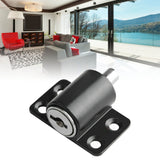 Door Security Lock Anti Theft Alloy Paint Surface with Keys Window Bolt for Home Cabinets Black