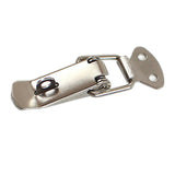 3 PCS L106 Duck Mouth Buckle Toolbox Iron Lock Buckle Heavy Duty Flat Mouth Spring Hasp Suitcase Hardware Parts - Side View